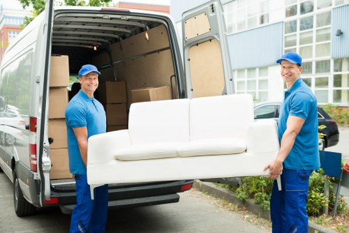 Professional removals team preparing a careful move in Tooting