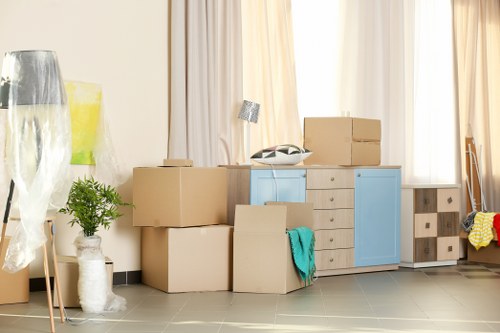 Waste items being prepared for lawful disposal and transfer