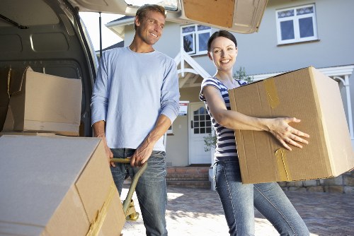 Professional movers handling a house relocation in Tooting